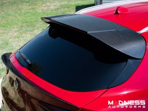 Alfa Romeo Stelvio Roof Spoiler - Carbon Fiber - Estremo Design